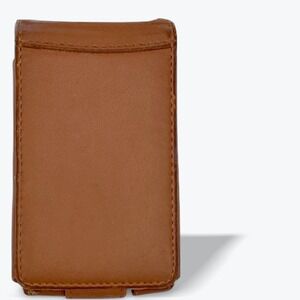 Piel Frama Handmade Leather Flip Case Wallet Apple Ipod Nano Double Window Brown